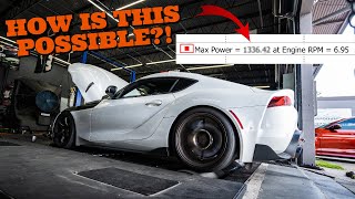 A Stock B58 Engine Making This Much Power Makes No Sense - Big Turbo A90 Supra