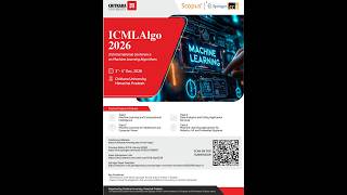 ICMLAlgo 2026 | 3rd International Conference on Machine Learning Algorithms |