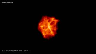 turbulent molecular cloud, gravity & cooling / low density & resolution