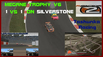 rFactor 2 Multiplayer Megane Trophy #03 Head to Head on Silverstone IsR Megane Public