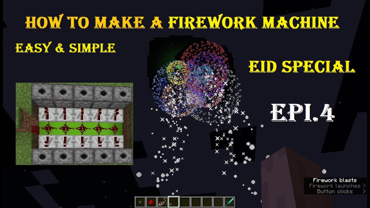 How to make a FIREWORK MACHINE l Eid special video l [#Tutorials 4 u] l ...