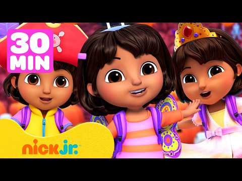 Dora | Los mejores outfits y accesorios de Dora para Halloween #2 | 30 Minutos | Nick Jr. en Español