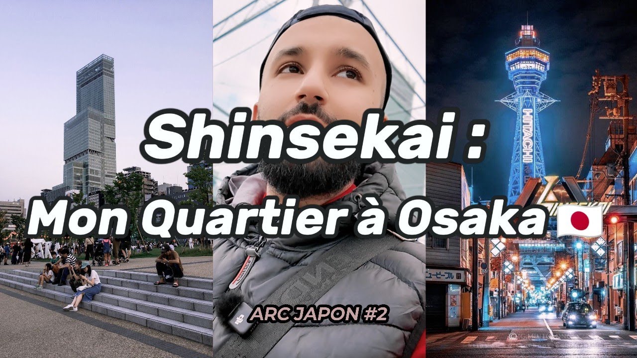 Room Tour + Visite de Shinsekai 🌏 | Mon Nouveau Quartier à Osaka !🇯🇵 (Arc Japon 2)
