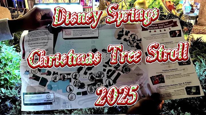 Disney Springs Christmas Tree Stroll - 2025