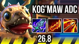 KOG'MAW &amp; Lulu vs MISS FORTUNE &amp; Nami (ADC) | EUNE Grandmaster | 26.8