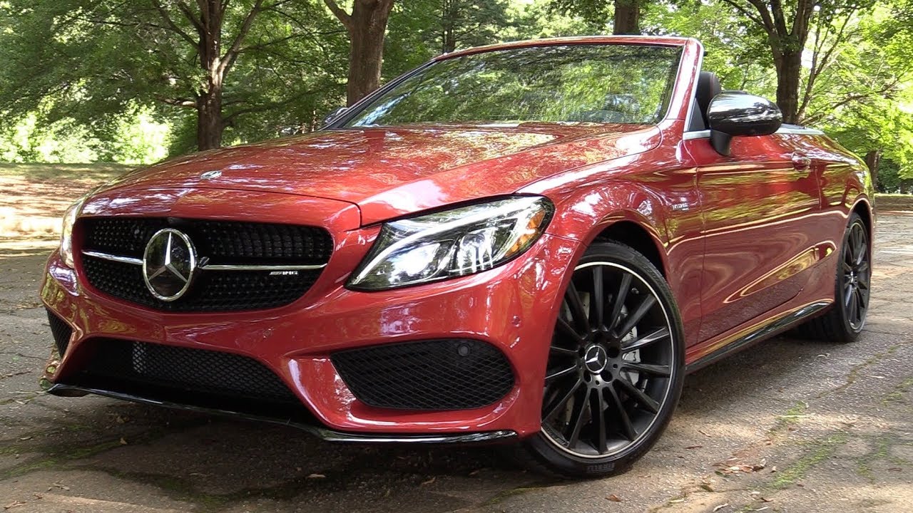 2018 Mercedes Amg C43 Cabriolet Start Up Test Drive In Depth Review