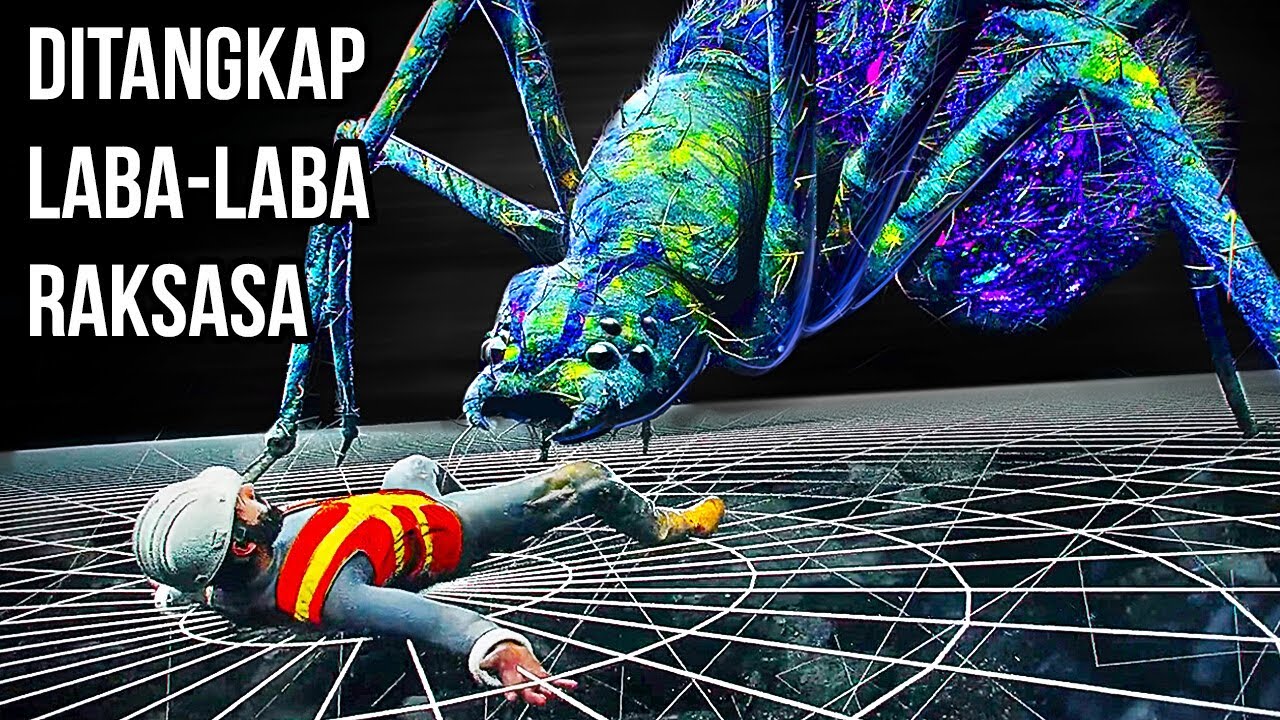 Apa Jadinya jika Laba-Laba Raksasa Memerangkapmu di Sarangnya? (Animasi 3D)