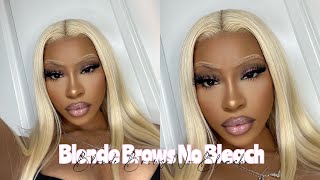 Watch Me Do My Makeup! Super Easy Blonde Eyebrow Tutorial