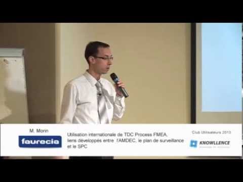 Etudes AMDEC FMEA et liens avec le SPC chez FAURECIA