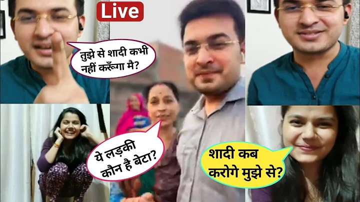 This girl openly proposed marriage to TV anchor Shubhankar Mishra #Purpose/Aryan Telecom