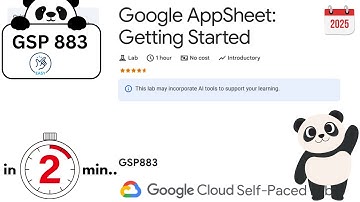Google AppSheet: Getting Started | #GSP883 | #qwiklabs | #arcade | Arcade Trivia April 2025 Week 2