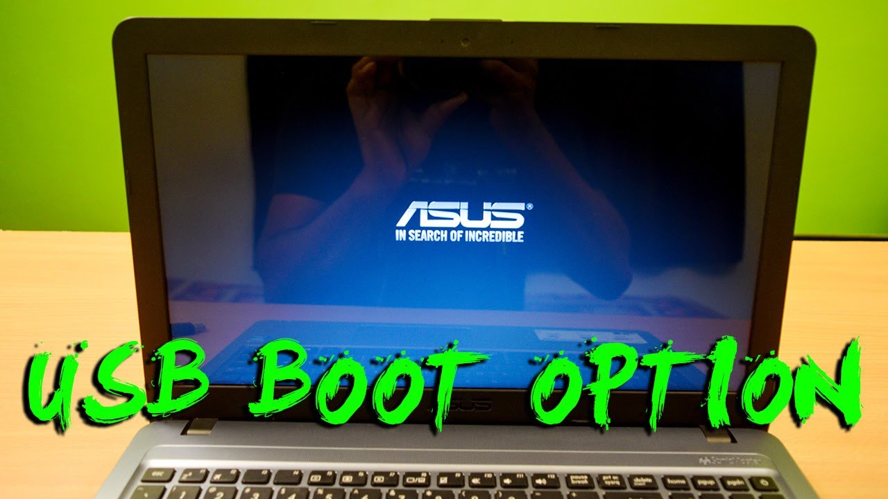 How to install Windows 10 on Asus X540 Laptop - USB Boot in Bios Settings - YouTube