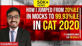 How I Jumped From 20%ile In Mocks To 99.93%ile In CAT  | Watch This Before CAT 2024