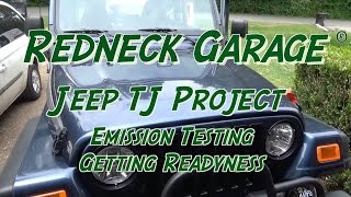 Jeep Wrangler TJ Project - Passing Emissions- Getting to Readyness - YouTube