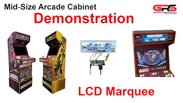 GRS Mid Size Arcade Cabinet with LCD Marquee