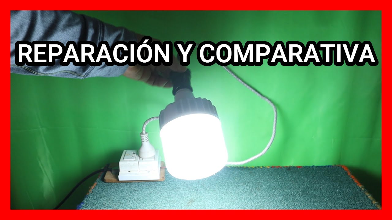 Foco Roto COMO desarmar y reparar un Foco LED que no enciende - YouTube