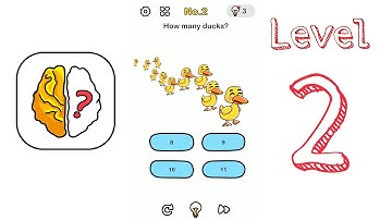 Brain out | Level - 2 How many ducks ? | Gameplay Walkthrough