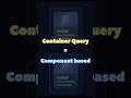 CSS Container Queries Explained in 20 Seconds ⚡ #codingtips #css #programming #webdesign #js