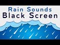 Rain Sounds Black Screen | Sleep, Focus, Relax | White Noise 10 Hours