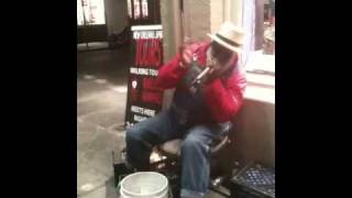 Video thumbnail of "Grandpa Elliott on the street"