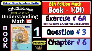 Exercise 6A Question 3 | Chapter 6 | Book 1 (D1) | Think New Syllabus Mathematics 8th Edition