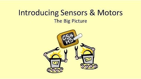 Week 1 Lesson 7 Video 4 EV3: Introducing Sensors & Motors - The Big Picture