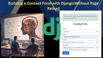 Building a Contact Form with Django:Without Page Reload With Ajax