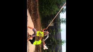Fiberglass pool crane drop #cranepools #fiberglasspools #poolinstall #pools #pool
