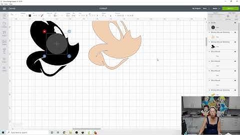 DIY  Mickey Mouse 30 inches for Cricut Design Space Off the Mat Tutorial