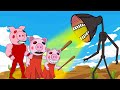 Piggy Family and Head Light  - Roblox Piggy Animation - GV Studio