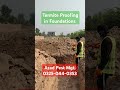 How to do Termite Proofing in Foundations | Construction #termite #termitecontrol #termitetreatment