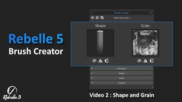 Rebelle 5 Brush Creator Tutorial Series: Shape and Grain