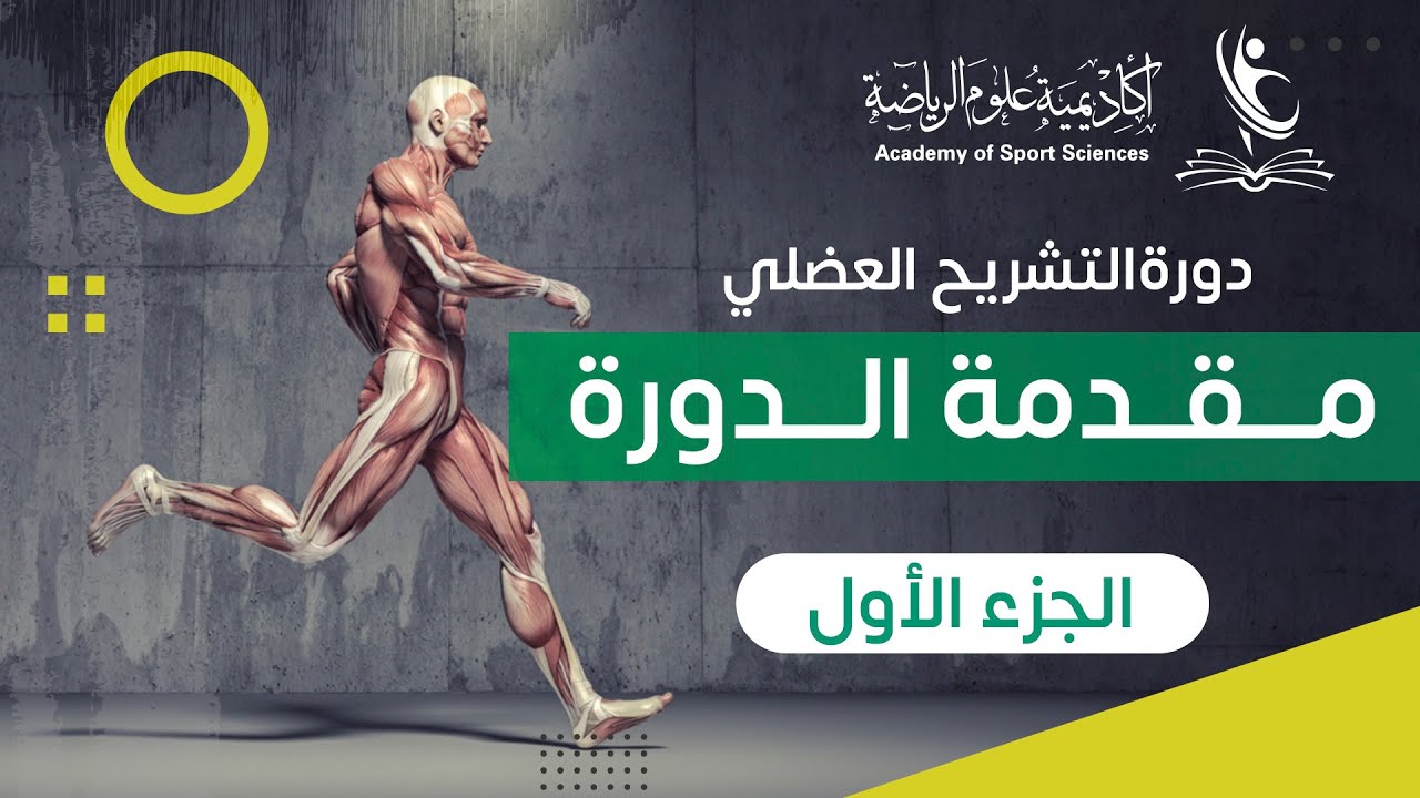 دورة بعنوان | مقدمة في التشريح الرياضي | الجزء الأول