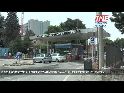 IN PROGNOSI RISERVATA LA STUDENTESSA INVESTITA DAVANTI AL LICEO SELVATICO | 23/09/2024