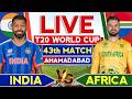 🔴Live: India vs South Africa Super 8  T20 Match | T20 WC 2026 | Cricket Commentary | Ind vs SA Live