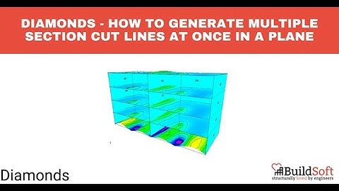 Diamonds - How to generate multiple section cut lines at once in a plane