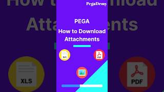 Download attachments in Pega 8.8x, Pega Infinity 23 #pega #attachment #pegademy screenshot 1