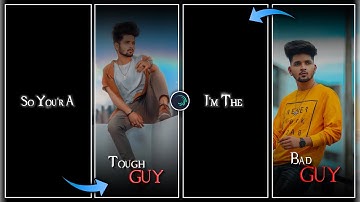 🔥Bad Boy’s Attitude WhatsApp status Editing in Alightmotion|| Alightmotion video editing in Kannada