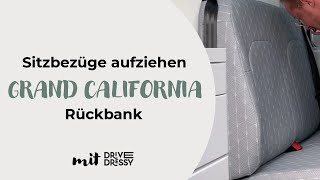 DriveDressy Sitzbezüge - VW Grand California Rückbank 