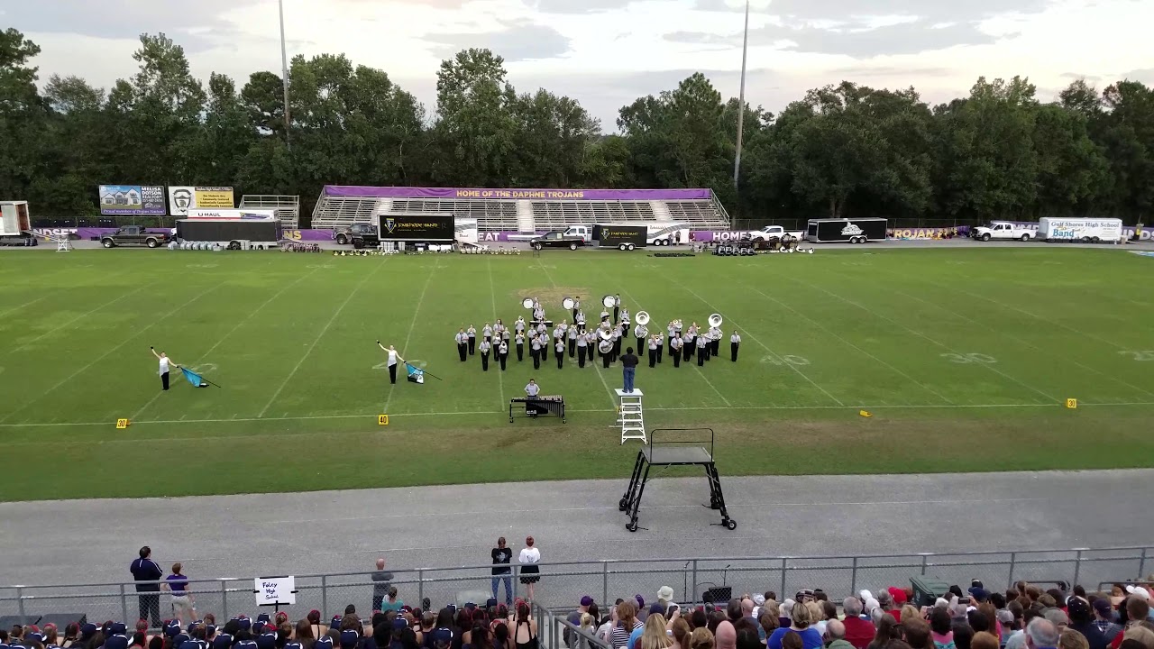 Elberta High School marching band Jamboree 092617 - YouTube