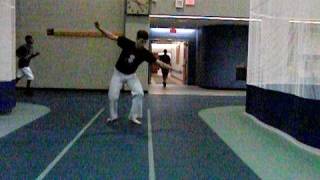 Capoeira moves: One Handed AΓΊ to Macaco, 210fps Slow Motion