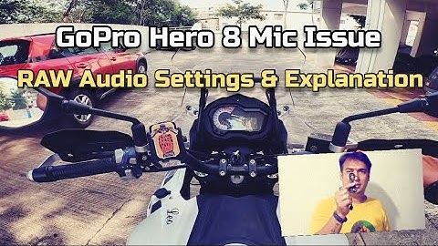 GoPro Hero 8 Mic issue Resolved? RAW Audio setting & explanation #gopro