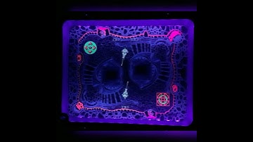 UV overlay with Warrior on Vectrex mk2