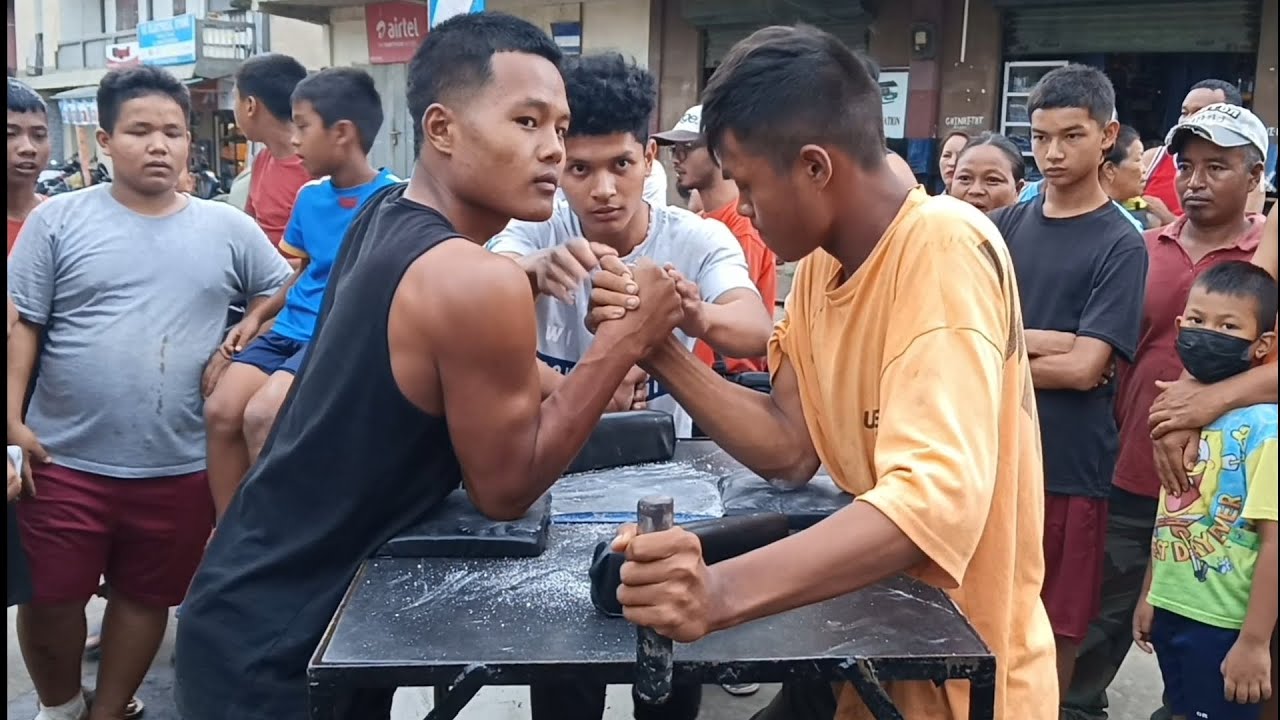 Thenzawl arm wrestling tournament || Vengthlang bik