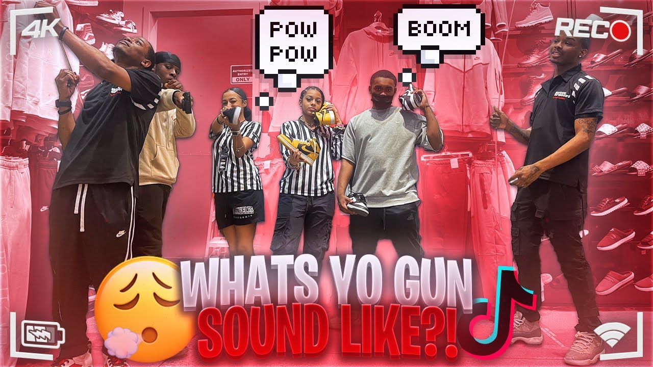 What your gun sound like?! Public interviews ( Bro Pulled Out A Real