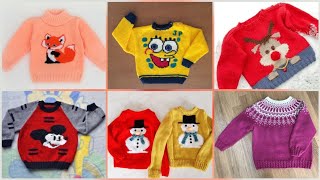 New Graph Pattern Sweater Design For Babynew Knitting Baby Sweater Design