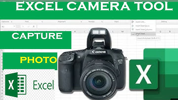 Using the Camera Tool in Excel | 📷- Create Linked Images that update automatically