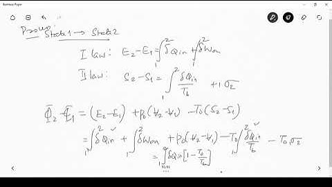 Lecture 23 Exergy balance for Closed and Open Systems