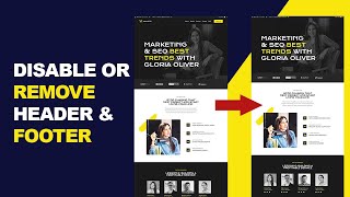 How to Remove or Disable Header and Footer from a WordPress Website