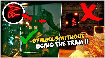 SHADOWS OF EVIL SWORD SYMBOLS WITHOUT USING THE TRAM / TRAIN   || BLACK OPS 3 ZOMBIES